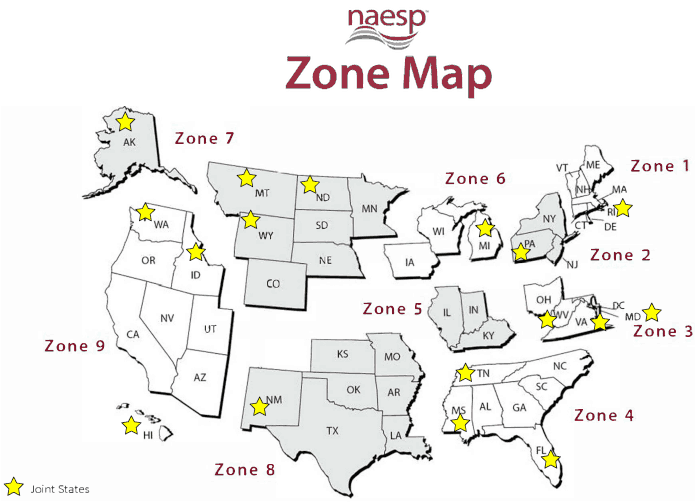US Zone Map